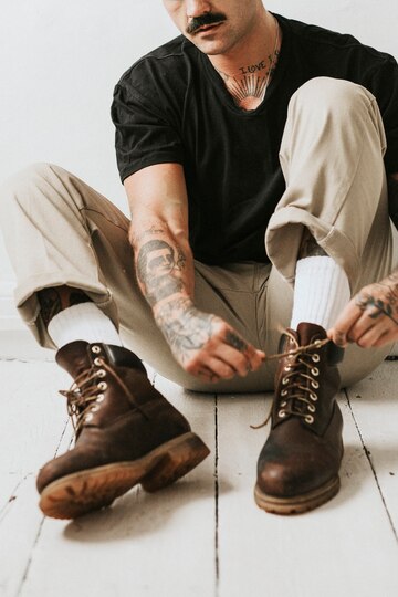 Chelsea Boots for Men Solid Slip on Genuine Leather