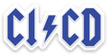 CI & CD - Die cut stickers