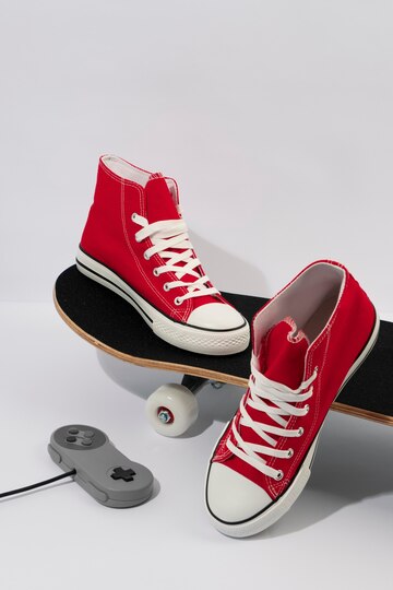 Red Vans Sneaker Shoes for Men
